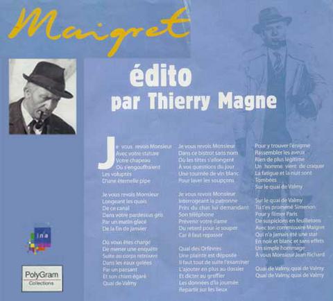Quai de Valmy Maigret